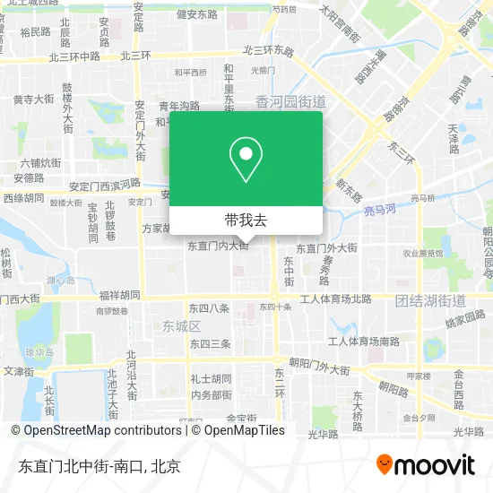 东直门北中街-南口地图
