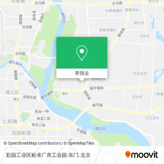 彩园工业区标准厂房工业园-东门地图