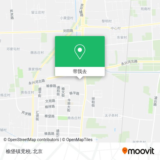 榆垡镇党校地图