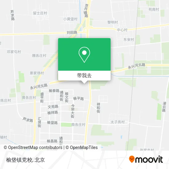 榆垡镇党校地图