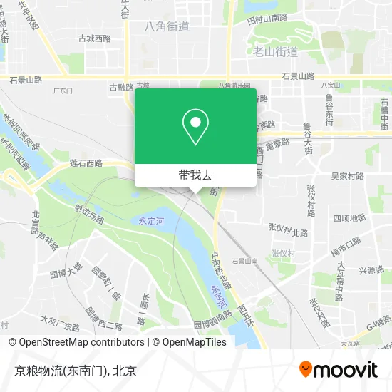 京粮物流(东南门)地图