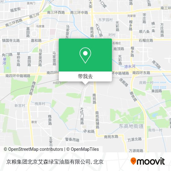 京粮集团北京艾森绿宝油脂有限公司地图