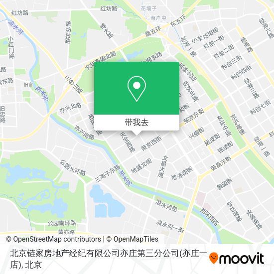 北京链家房地产经纪有限公司亦庄第三分公司(亦庄一店)地图