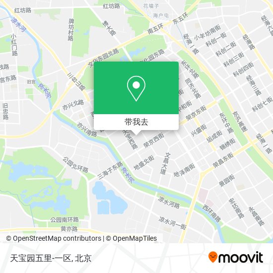 天宝园五里-一区地图