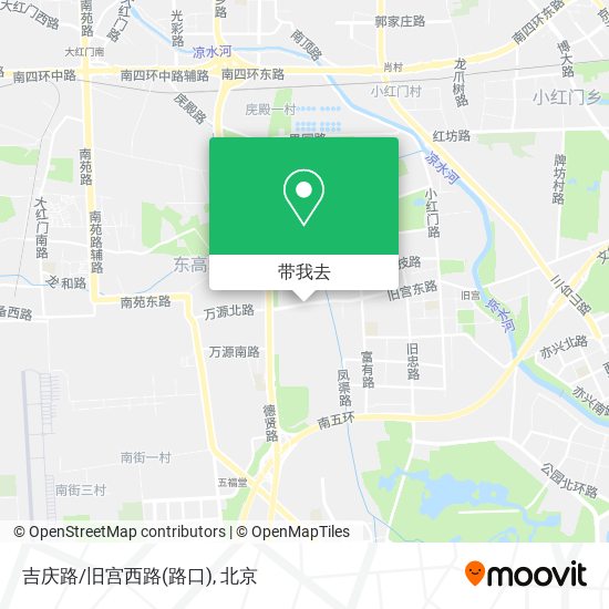 吉庆路/旧宫西路(路口)地图