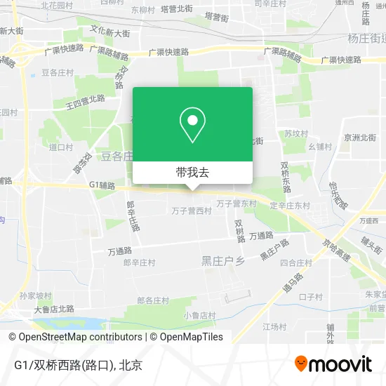 G1/双桥西路(路口)地图