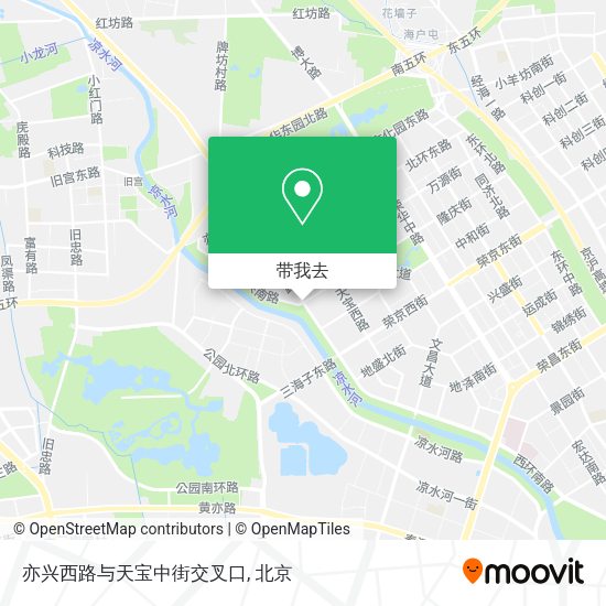 亦兴西路与天宝中街交叉口地图