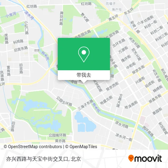 亦兴西路与天宝中街交叉口地图