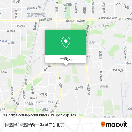 同盛街/同盛街西一条(路口)地图