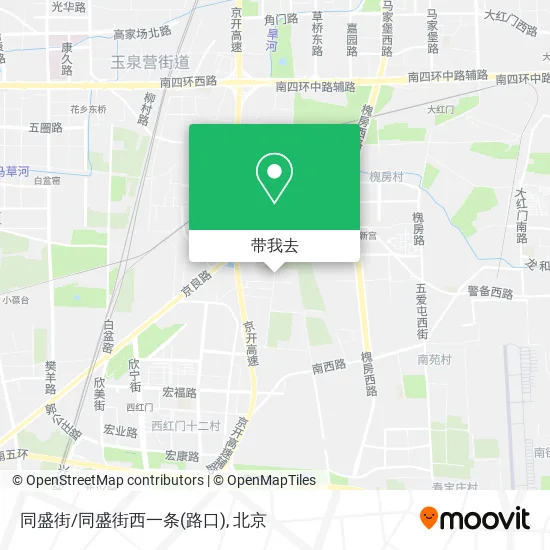 同盛街/同盛街西一条(路口)地图