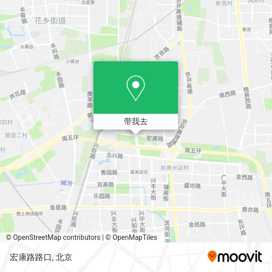 宏康路路口地图