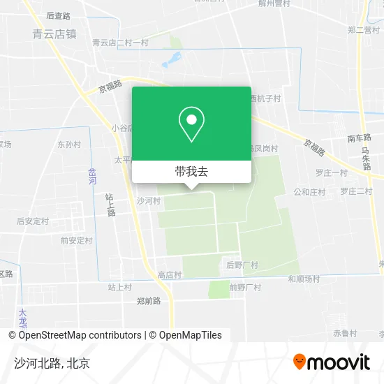 沙河北路地图