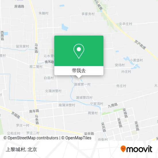 上黎城村地图