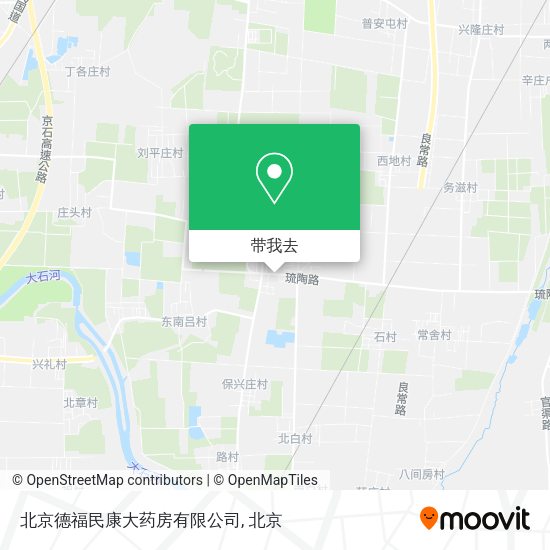 北京德福民康大药房有限公司地图