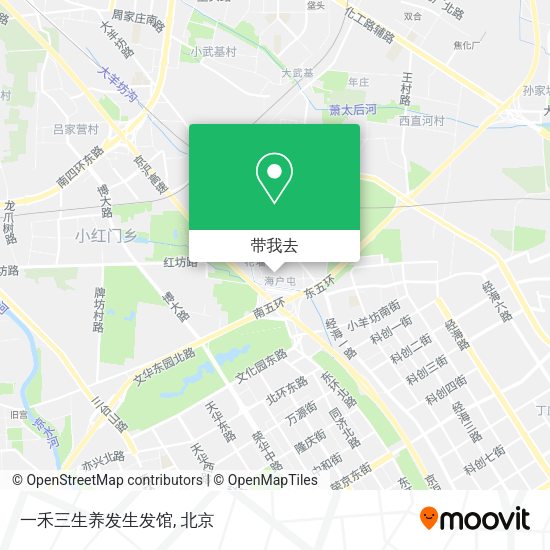 一禾三生养发生发馆地图