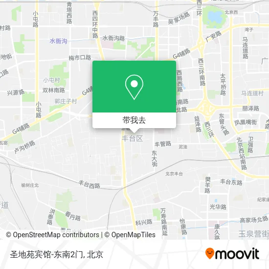 圣地苑宾馆-东南2门地图