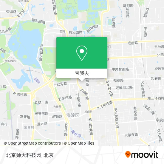 北京师大科技园地图