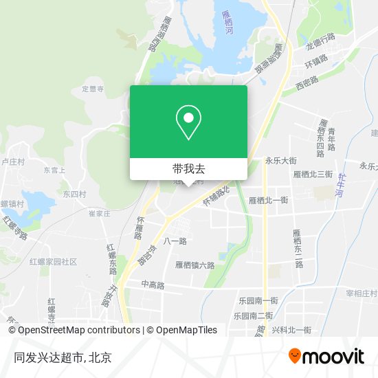 同发兴达超市地图