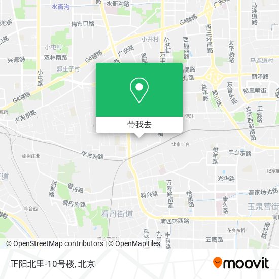 正阳北里-10号楼地图
