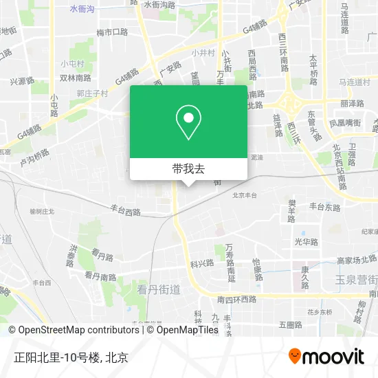 正阳北里-10号楼地图