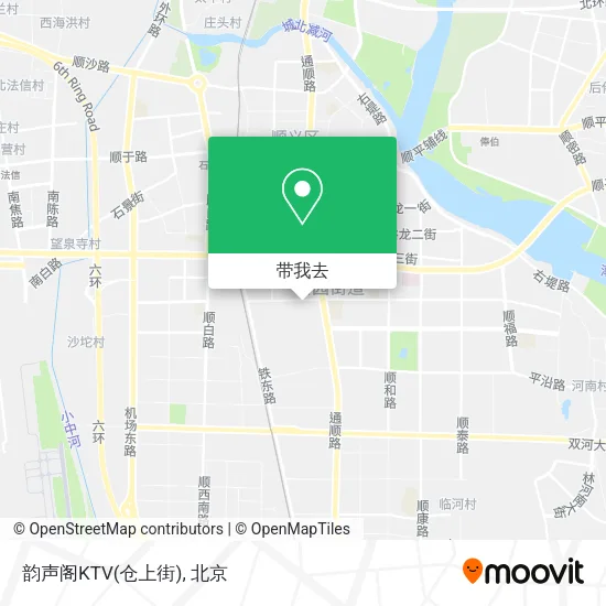 韵声阁KTV(仓上街)地图