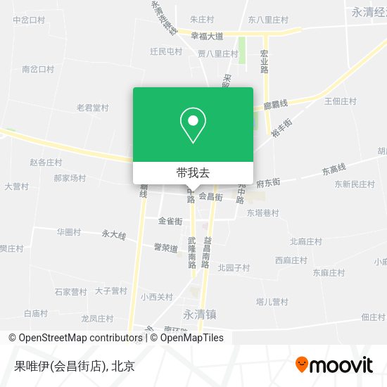 果唯伊(会昌街店)地图