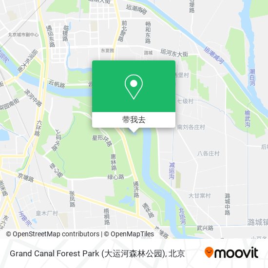 Grand Canal Forest Park (大运河森林公园)地图