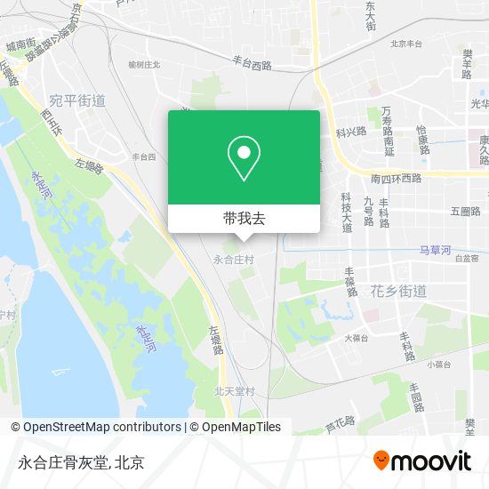 永合庄骨灰堂地图