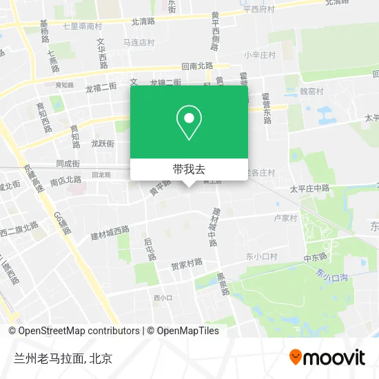 兰州老马拉面地图