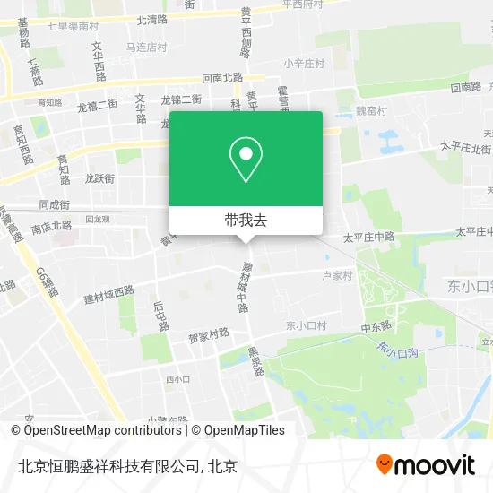 北京恒鹏盛祥科技有限公司地图