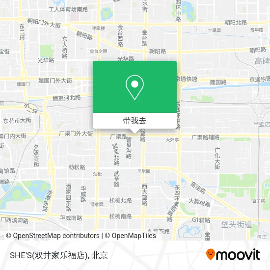SHE'S(双井家乐福店)地图