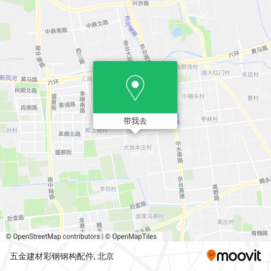 五金建材彩钢钢构配件地图