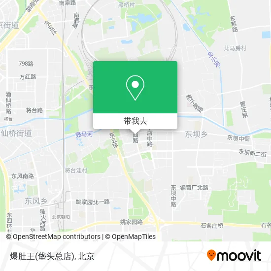 爆肚王(垡头总店)地图