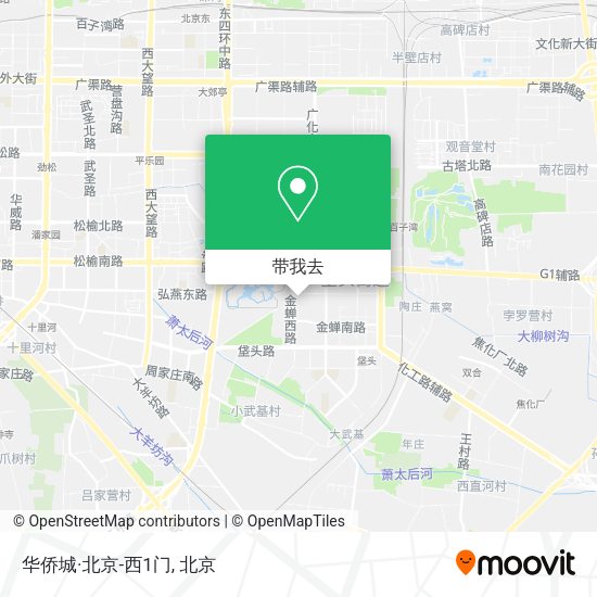 华侨城·北京-西1门地图