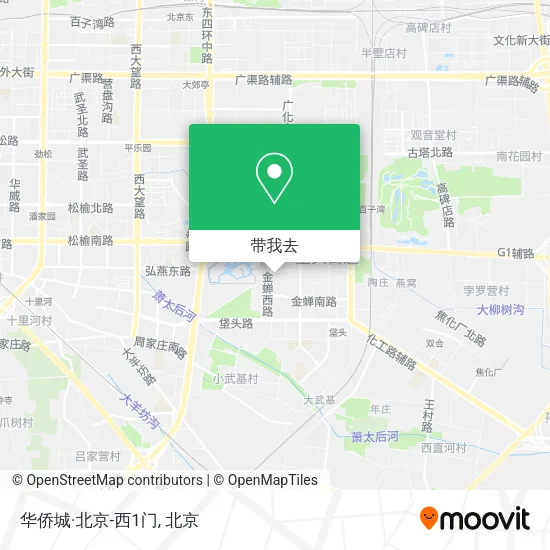 华侨城·北京-西1门地图