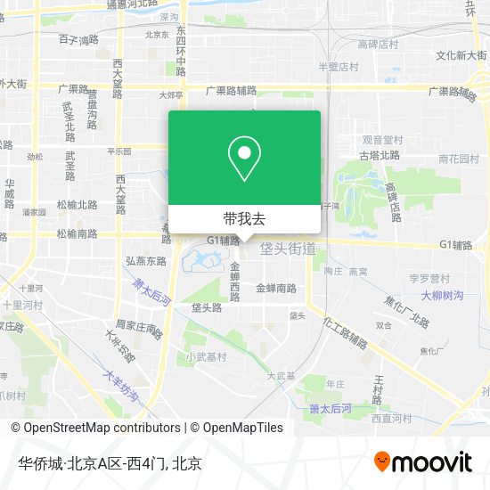 华侨城·北京A区-西4门地图