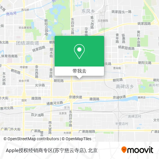Apple授权经销商专区(苏宁慈云寺店)地图