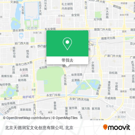 北京天德润宝文化创意有限公司地图