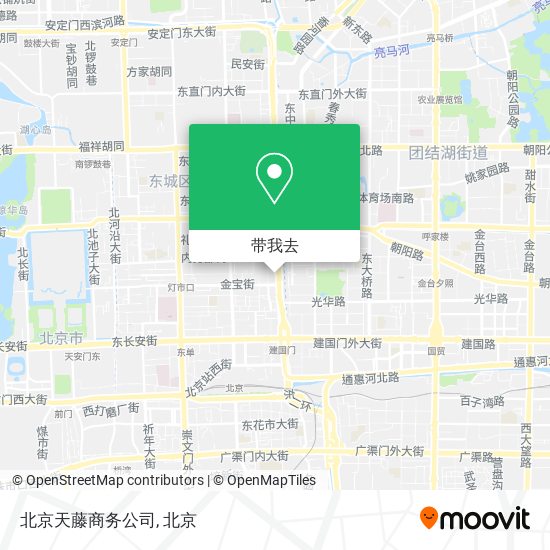 北京天藤商务公司地图