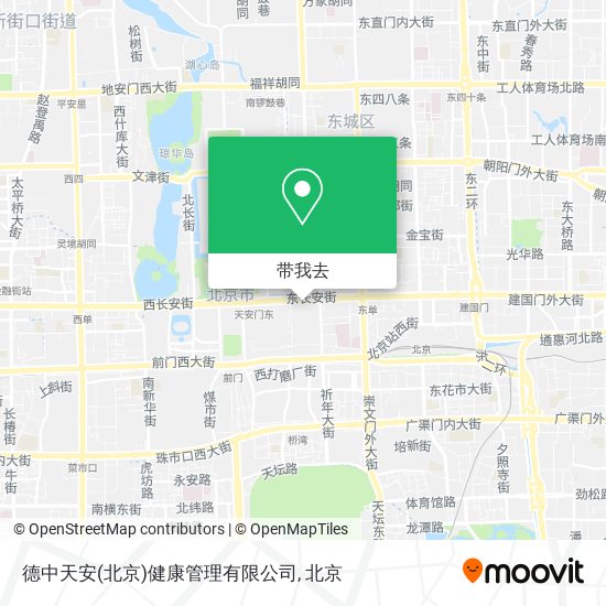 德中天安(北京)健康管理有限公司地图