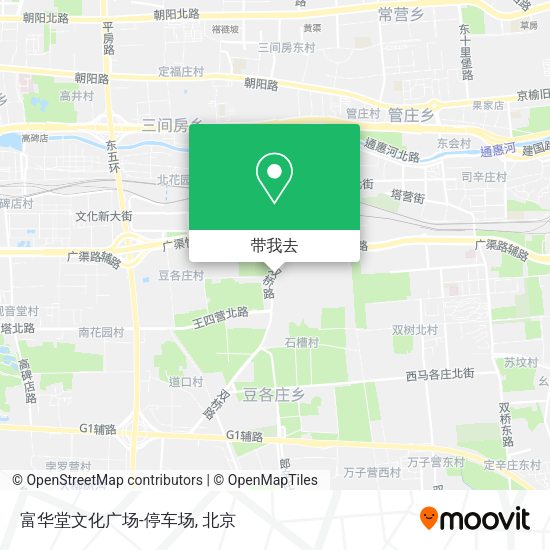 富华堂文化广场-停车场地图