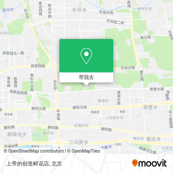 上帝的创造鲜花店地图