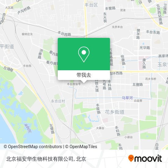 北京福安华生物科技有限公司地图