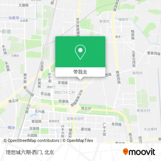 理想城六期-西门地图