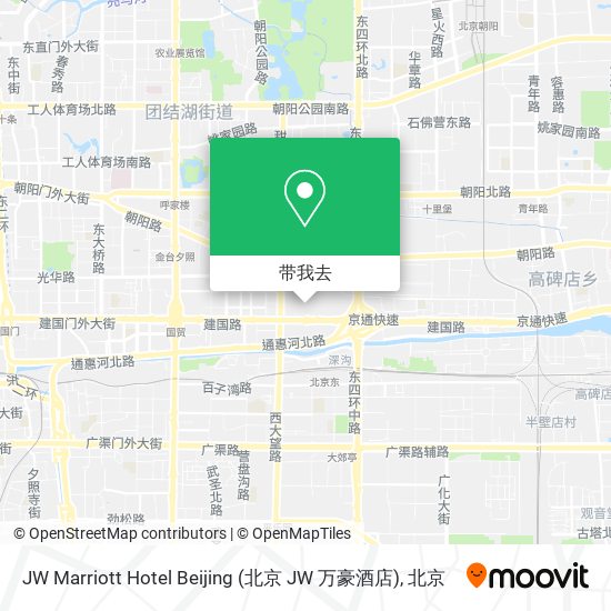 JW Marriott Hotel Beijing (北京 JW 万豪酒店)地图