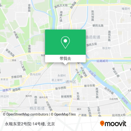 永顺东里2号院-14号楼地图