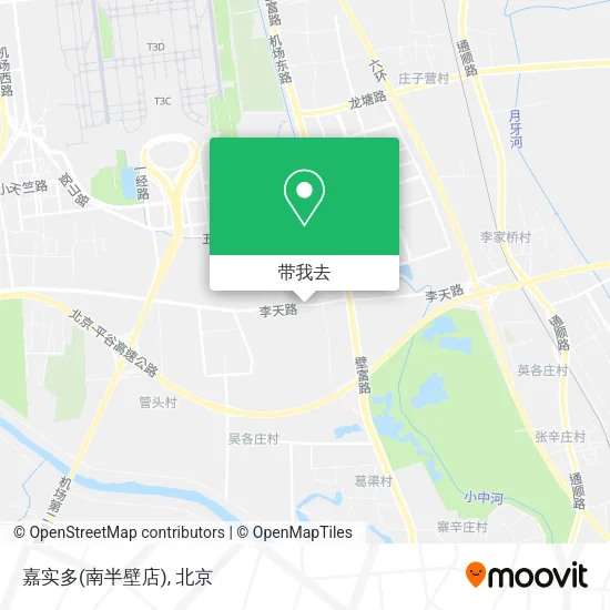 嘉实多(南半壁店)地图