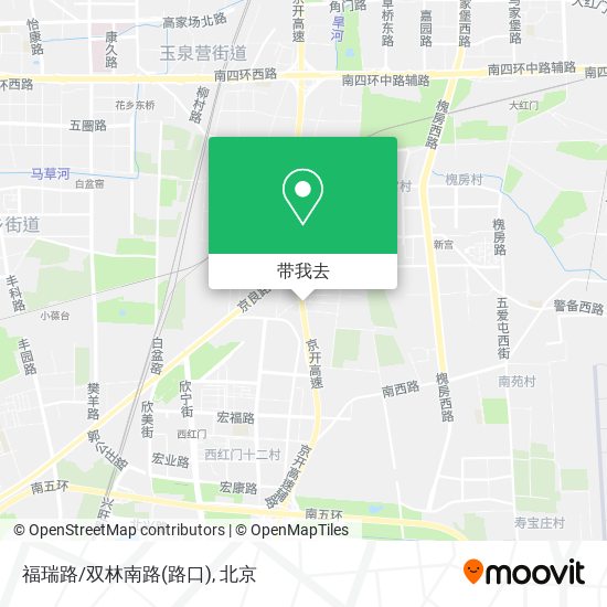 福瑞路/双林南路(路口)地图