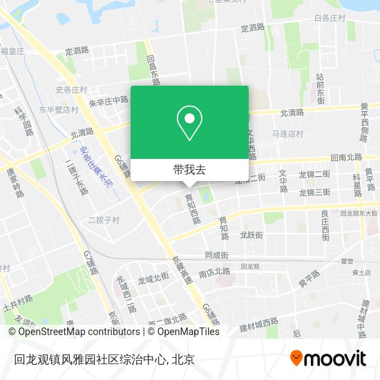 回龙观镇风雅园社区综治中心地图