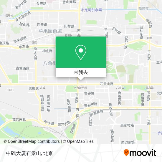 中础大厦石景山地图